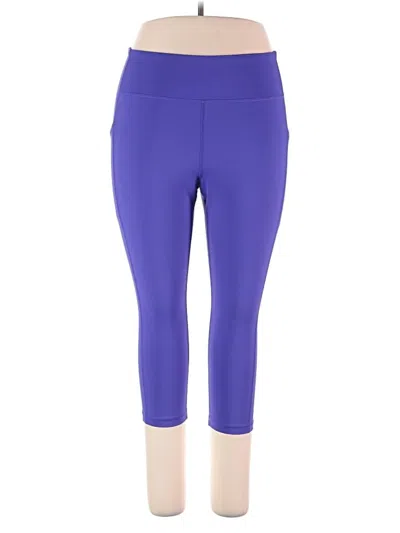 Pre-owned Tek Gear Active Pants In Purple