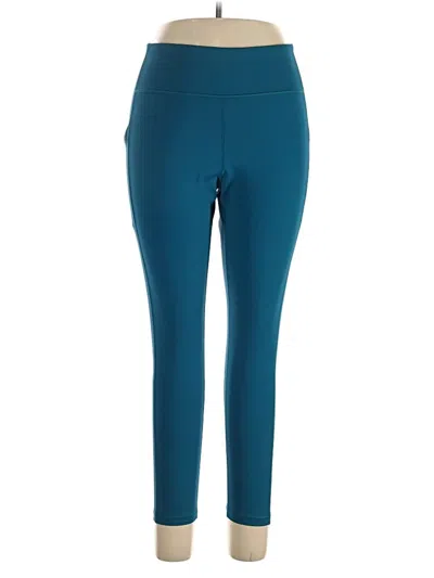Pre-owned Tek Gear Active Pants In Teal