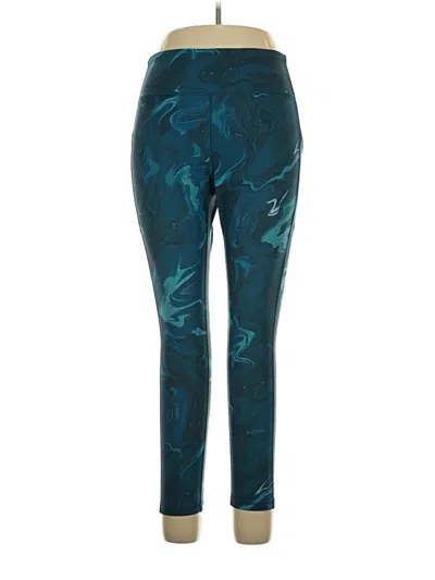 Pre-owned Tek Gear Active Pants In Teal