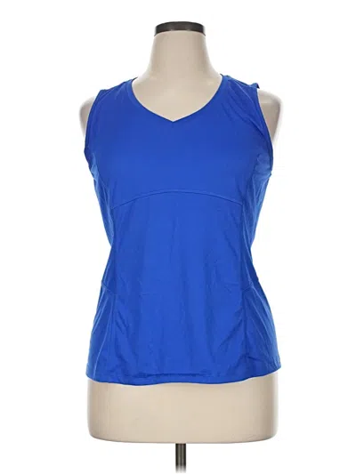Pre-owned Tek Gear Active Tank Top In Blue