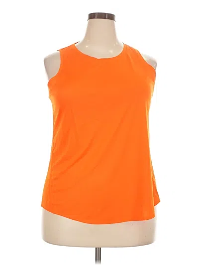 Pre-owned Tek Gear Active Tank Top In Orange
