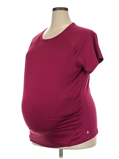 Pre-owned Tek Gear Active T-shirt In Burgundy