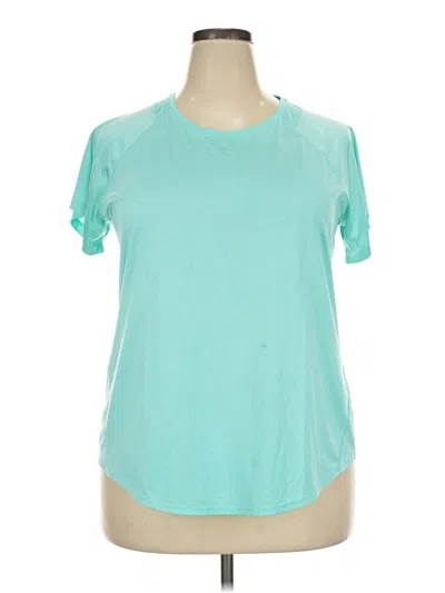 Pre-owned Tek Gear Active T-shirt In Teal