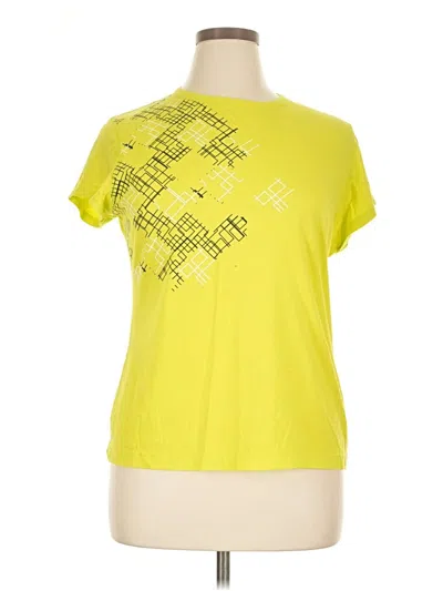 Pre-owned Tek Gear Active T-shirt In Yellow