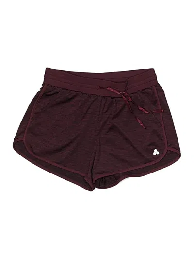 Pre-owned Tek Gear Athletic Shorts In Burgundy