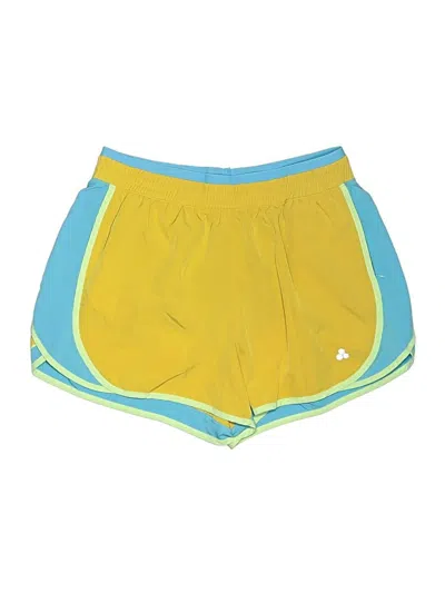 Pre-owned Tek Gear Athletic Shorts In Yellow
