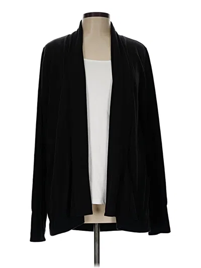 Pre-owned Tek Gear Cardigan Sweater In Black