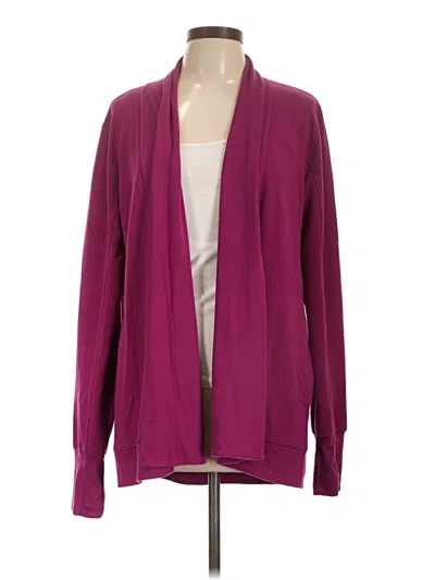 Pre-owned Tek Gear Cardigan Sweater In Burgundy