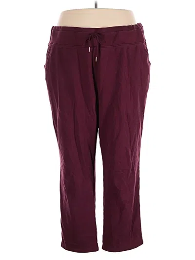 Pre-owned Tek Gear Casual Pants In Burgundy