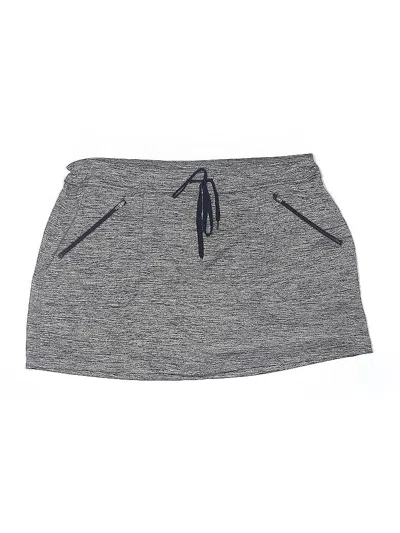 Pre-owned Tek Gear Casual Skirt In Gray