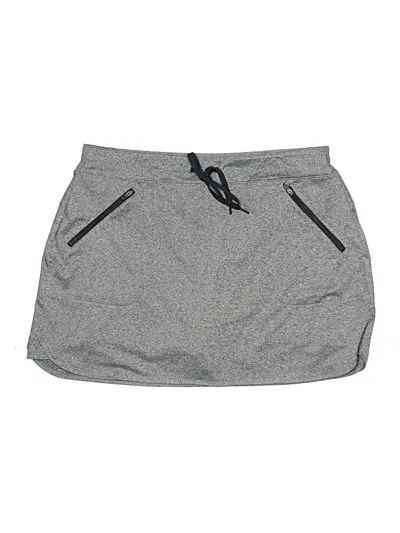 Pre-owned Tek Gear Casual Skirt In Gray