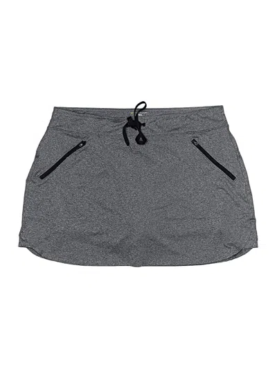Pre-owned Tek Gear Casual Skirt In Gray
