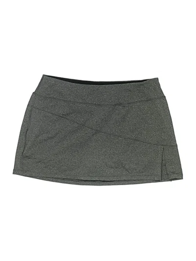 Pre-owned Tek Gear Casual Skirt In Gray