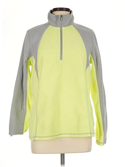 Pre-owned Tek Gear Fleece Jacket In Green