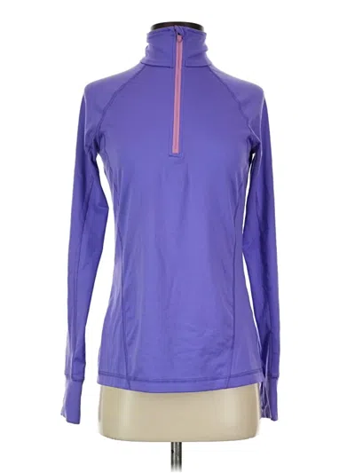 Pre-owned Tek Gear Fleece Jacket In Purple