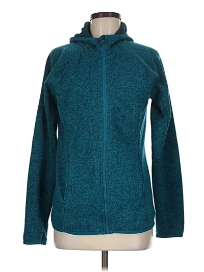 Pre-owned Tek Gear Fleece Jacket In Teal