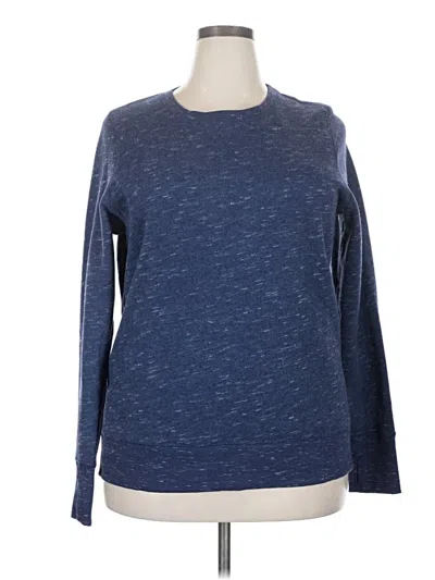 Pre-owned Tek Gear Long Sleeve T-shirt In Blue