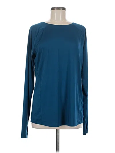 Pre-owned Tek Gear Long Sleeve T-shirt In Blue