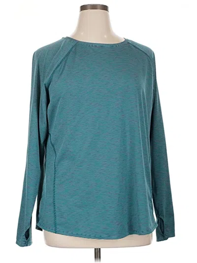 Pre-owned Tek Gear Long Sleeve T-shirt In Blue