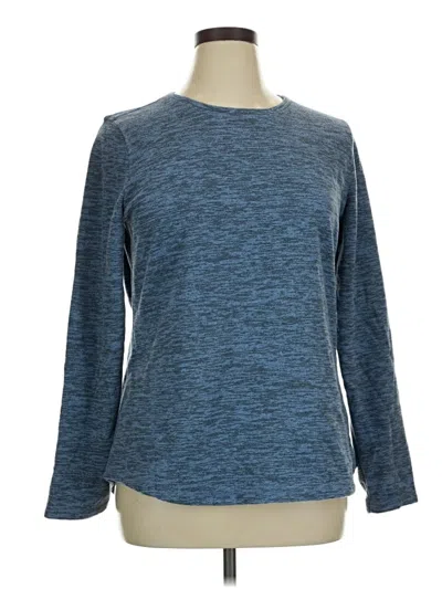 Pre-owned Tek Gear Long Sleeve T-shirt In Blue