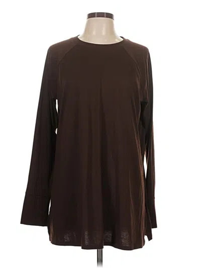 Pre-owned Tek Gear Long Sleeve T-shirt In Brown