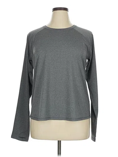 Pre-owned Tek Gear Long Sleeve T-shirt In Gray