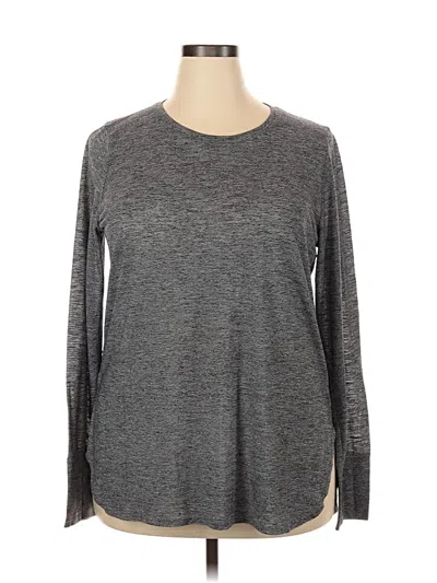 Pre-owned Tek Gear Long Sleeve T-shirt In Gray