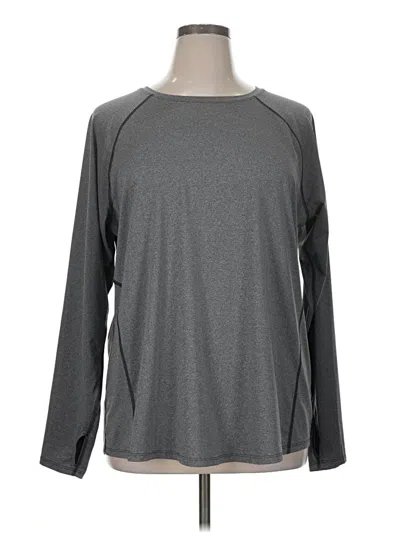 Pre-owned Tek Gear Long Sleeve T-shirt In Gray
