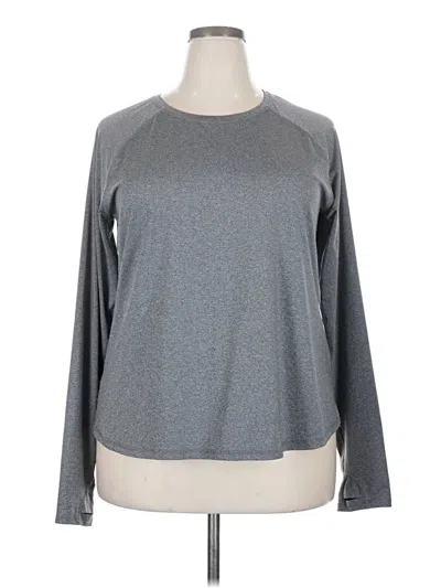 Pre-owned Tek Gear Long Sleeve T-shirt In Gray