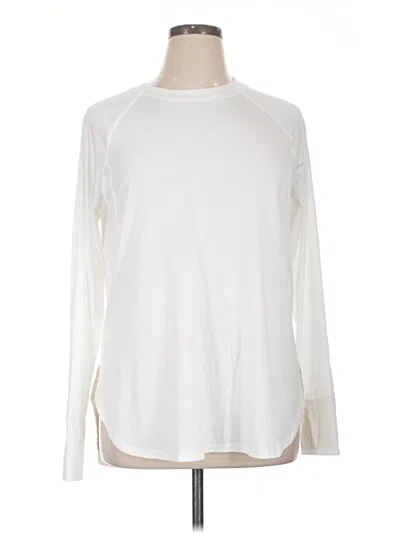 Pre-owned Tek Gear Long Sleeve T-shirt In Ivory