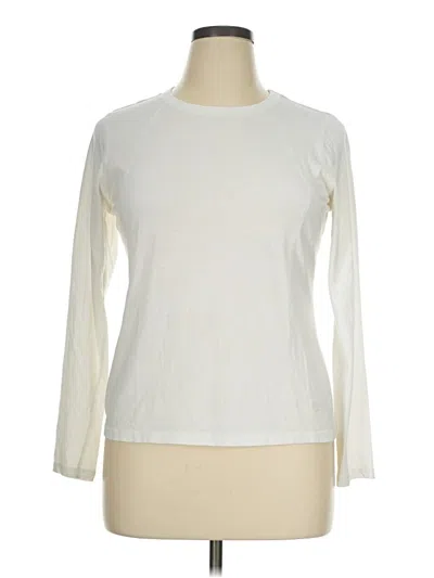 Pre-owned Tek Gear Long Sleeve T-shirt In Ivory