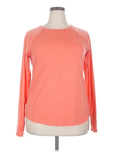 Pre-owned Tek Gear Long Sleeve T-shirt In Orange