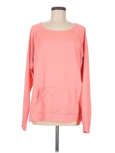 Pre-owned Tek Gear Long Sleeve T-shirt In Pink