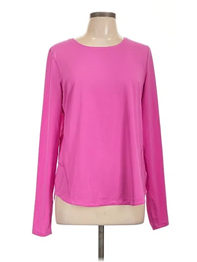Pre-owned Tek Gear Long Sleeve T-shirt In Pink