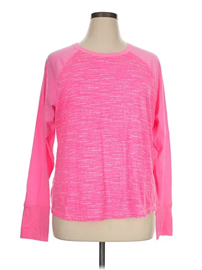 Pre-owned Tek Gear Long Sleeve T-shirt In Pink