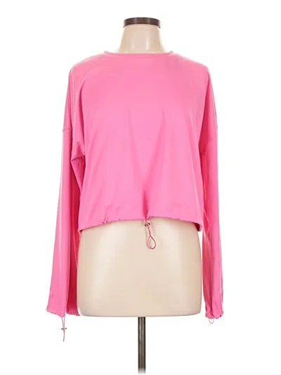 Pre-owned Tek Gear Long Sleeve T-shirt In Pink