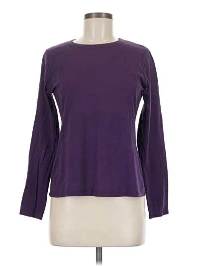 Pre-owned Tek Gear Long Sleeve T-shirt In Purple