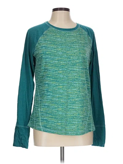 Pre-owned Tek Gear Long Sleeve T-shirt In Teal