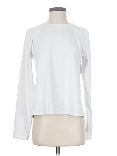 Pre-owned Tek Gear Long Sleeve T-shirt In White