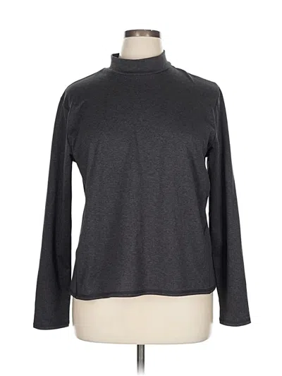 Pre-owned Tek Gear Long Sleeve Turtleneck In Gray