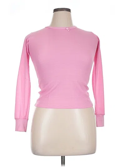 Pre-owned Tek Gear Long Sleeve Turtleneck In Pink