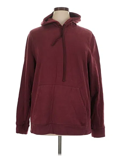 Pre-owned Tek Gear Pullover Hoodie In Burgundy