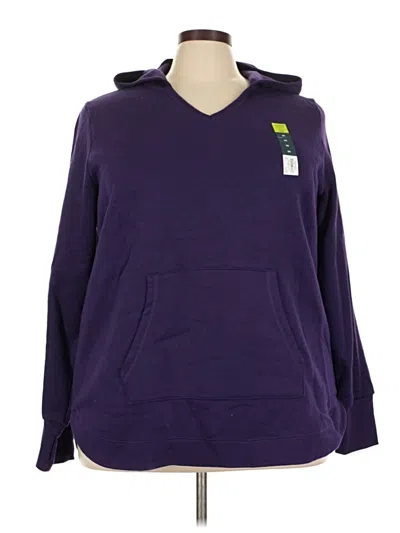 Pre-owned Tek Gear Pullover Hoodie In Purple