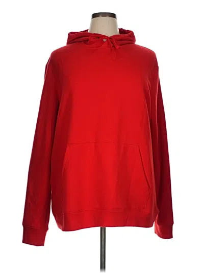 Pre-owned Tek Gear Pullover Hoodie In Red