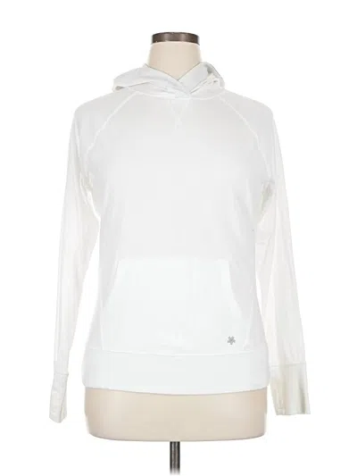 Pre-owned Tek Gear Pullover Hoodie In White