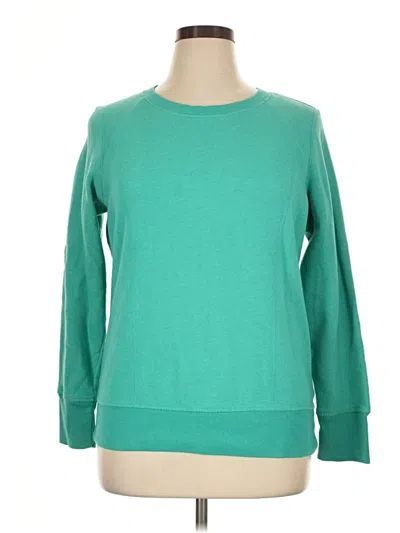 Pre-owned Tek Gear Pullover Sweater In Green