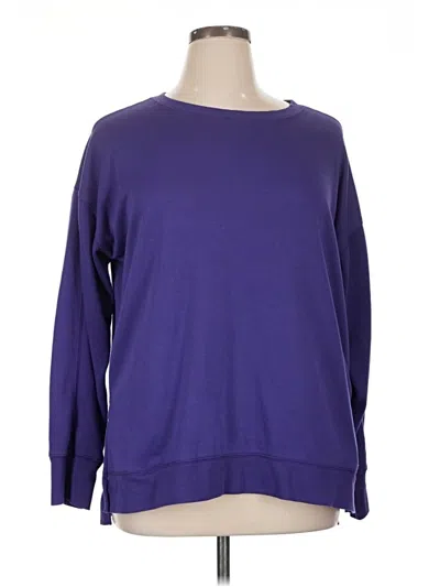Pre-owned Tek Gear Pullover Sweater In Purple