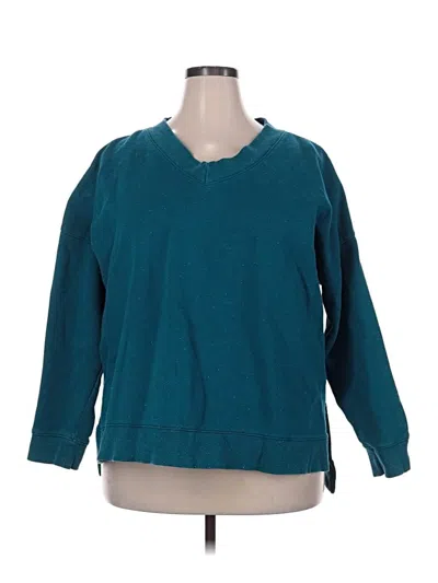 Pre-owned Tek Gear Pullover Sweater In Teal