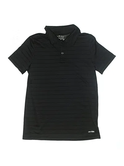 Pre-owned Tek Gear Kids' Short Sleeve Polo Shirt In Black