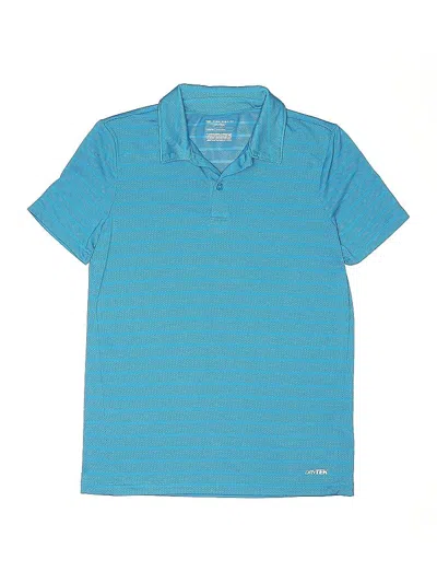 Pre-owned Tek Gear Kids' Short Sleeve Polo Shirt In Blue